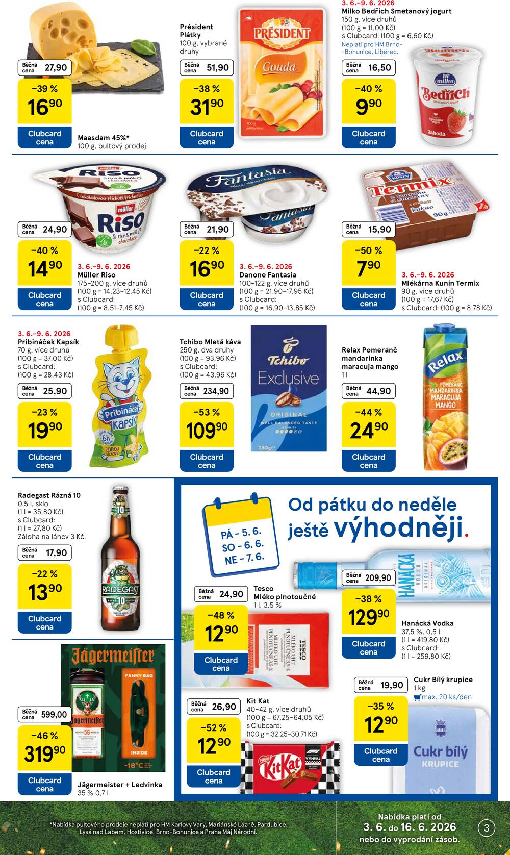 Tesco malé hypermarkety od 3.6. do 9.6.2026