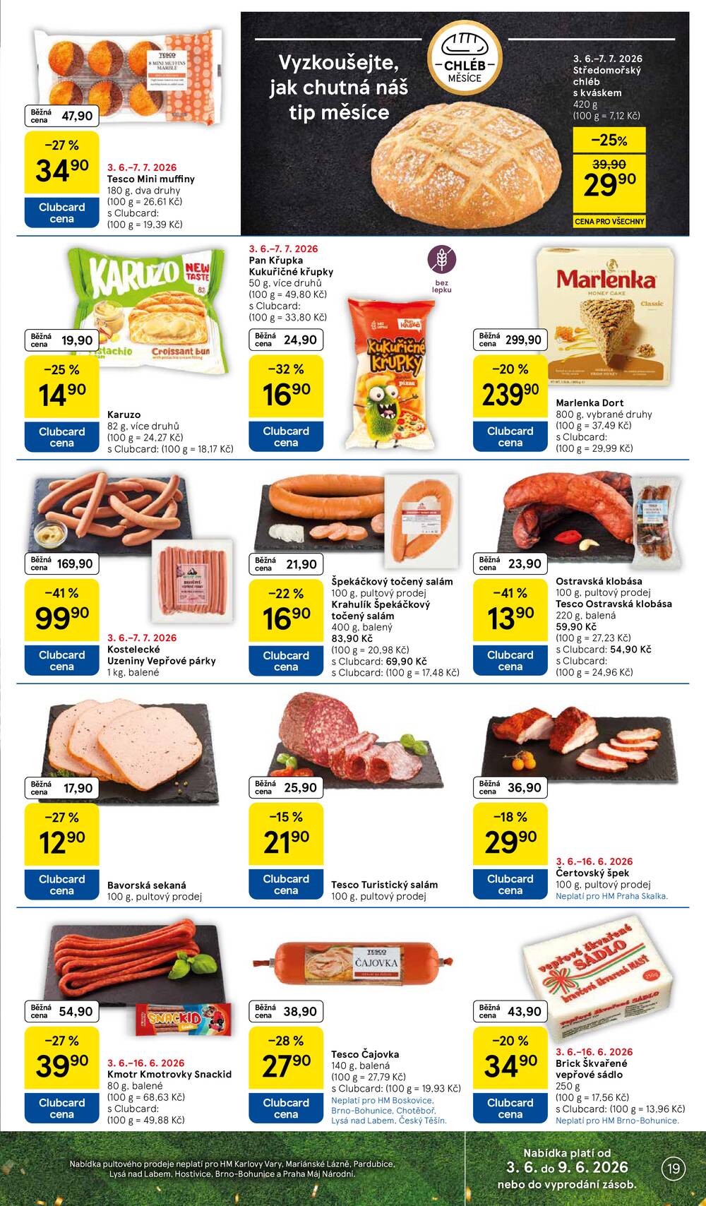 Tesco malé hypermarkety od 3.6. do 9.6.2026