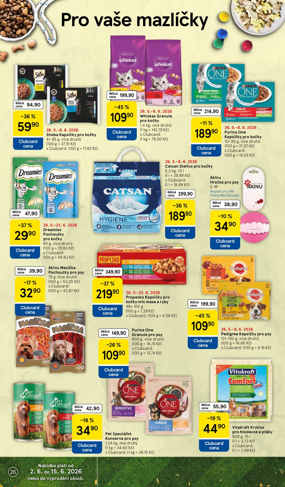 Tesco malé hypermarkety od 3.6. do 9.6.2026