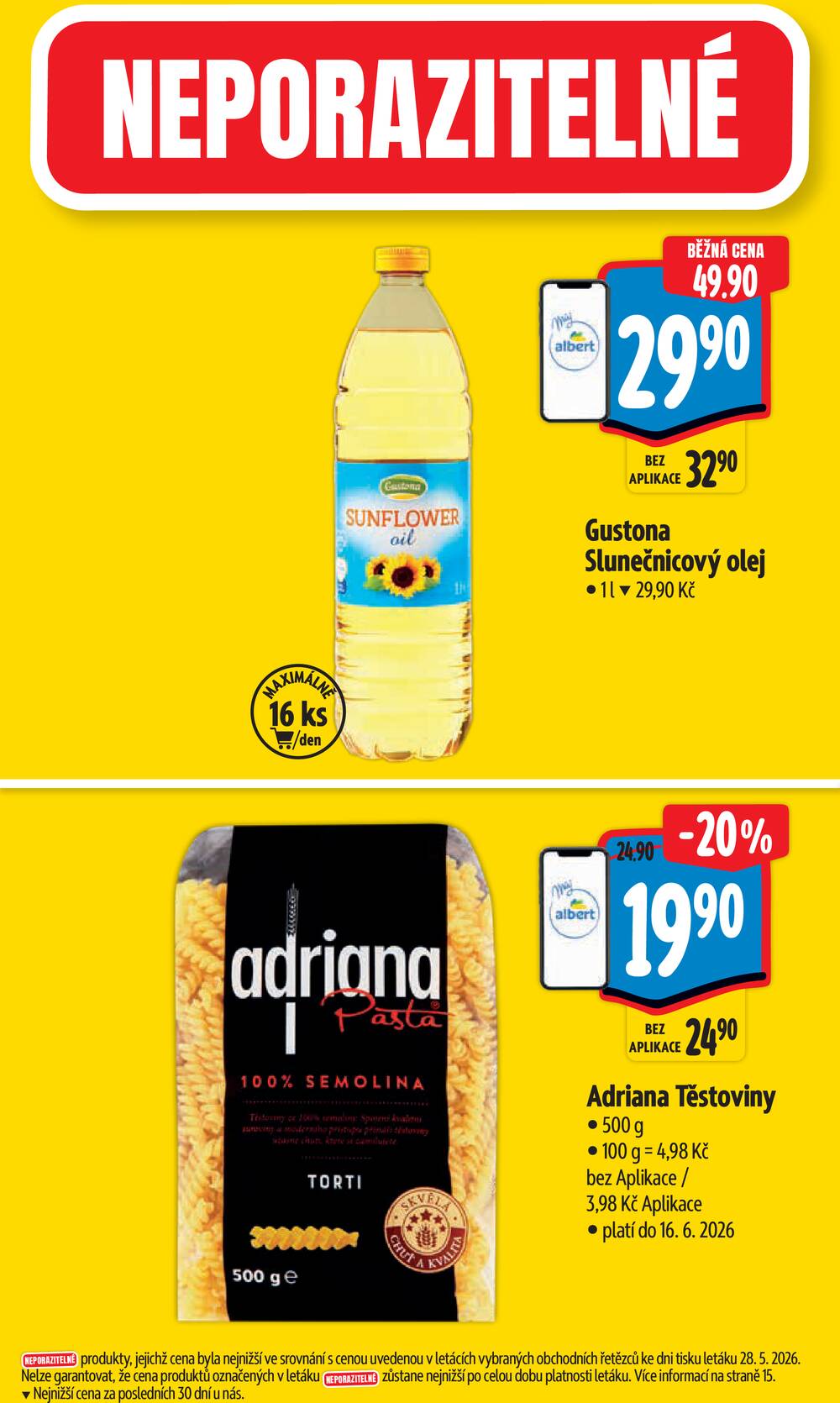 Albert Supermarket Jihomoravský od 3.6. do 9.6.2026