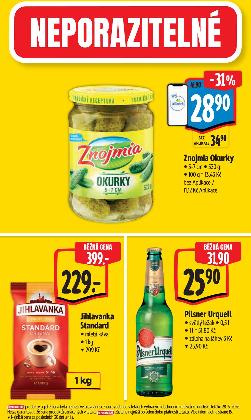 Albert Supermarket Jihomoravský od 3.6. do 9.6.2026
