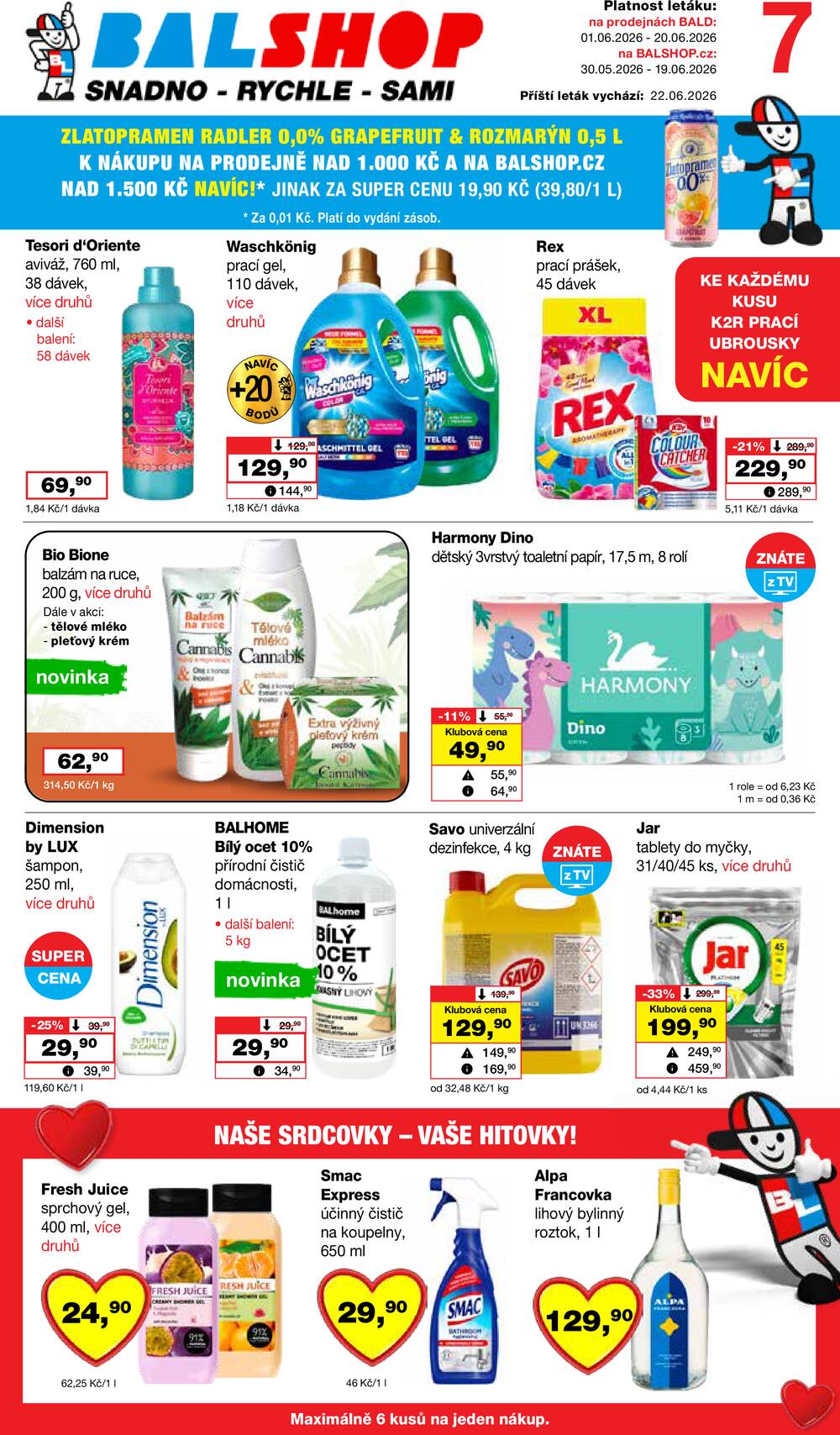 Leták Barvy a laky drogerie  - Barvy a laky drogerie od 30.5. do 19.6.2026 - strana 1