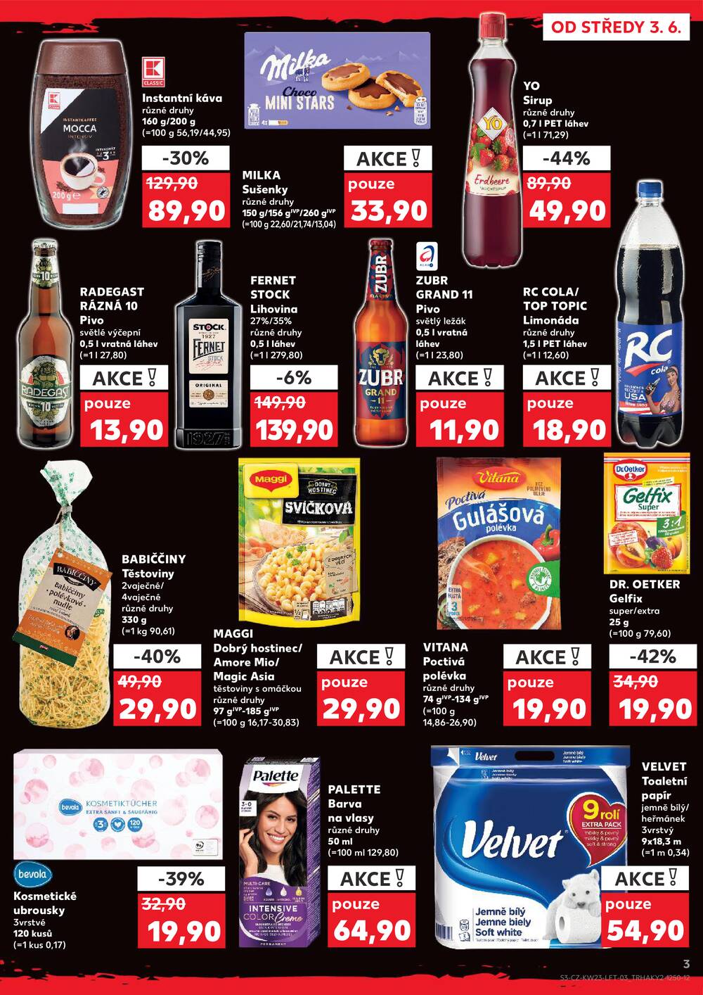 Kaufland 3.6. - 9.6. - Kaufland - Třeboň