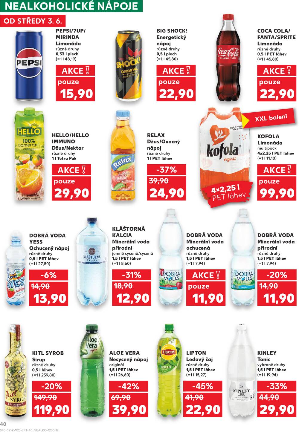 Kaufland 3.6. - 9.6. - Kaufland - Třeboň