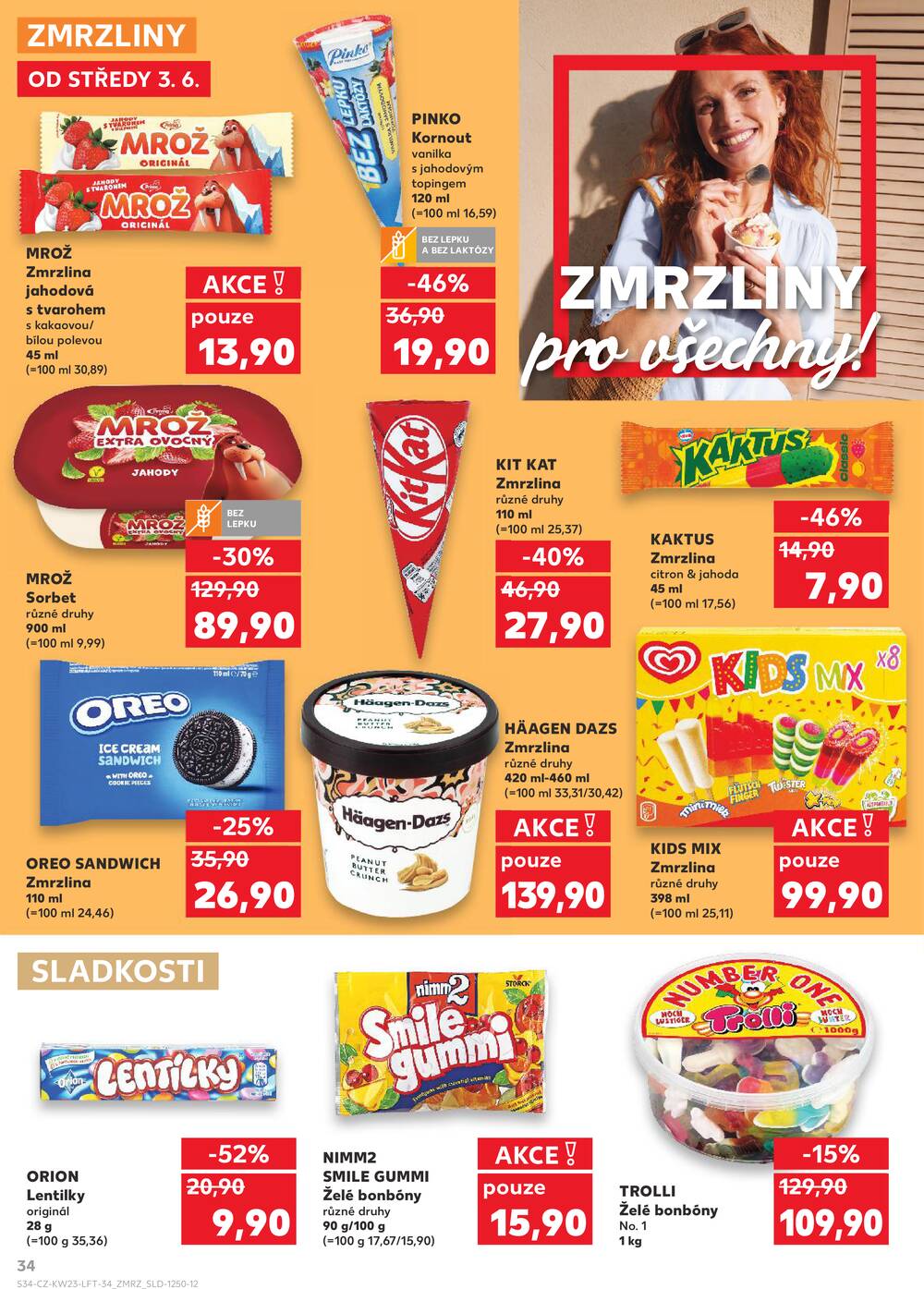 Leták Kaufland - Kaufland 3.6. - 9.6. - Kaufland - Praha - Horní Měcholupy - strana 34