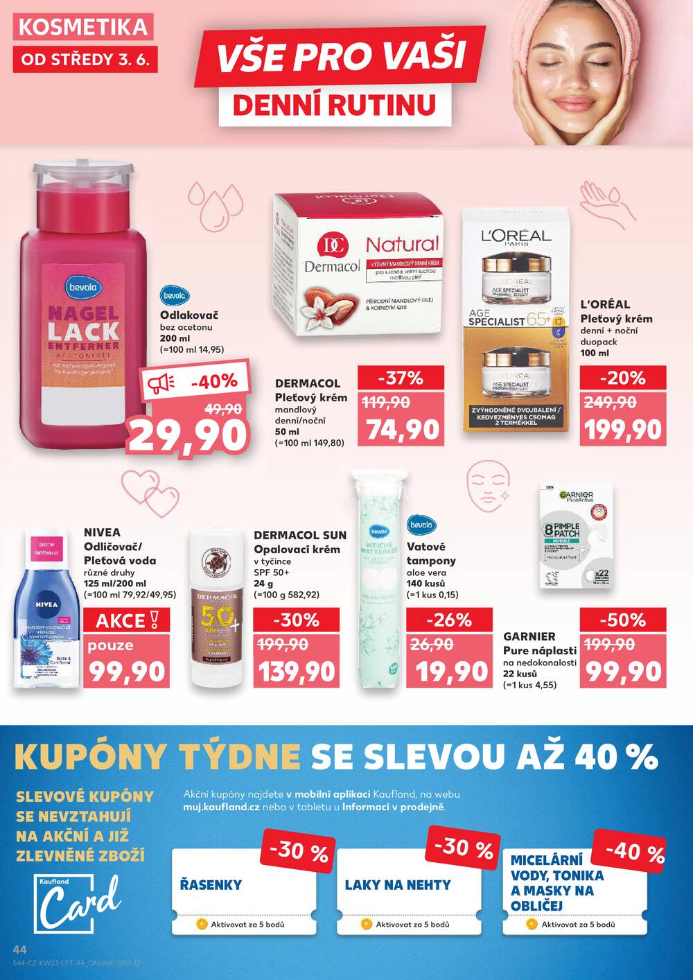 Leták Kaufland - Kaufland 3.6. - 9.6. - Kaufland - Praha - Horní Měcholupy - strana 44