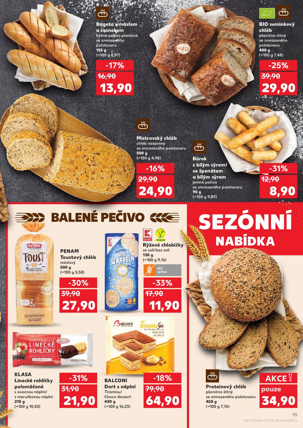 Leták Kaufland - Kaufland 3.6. - 9.6. - Kaufland - Strakonice - strana 15 Leták Kaufland - Kaufland 3.6. - 9.6. - Kaufland - Strakonice - strana 15