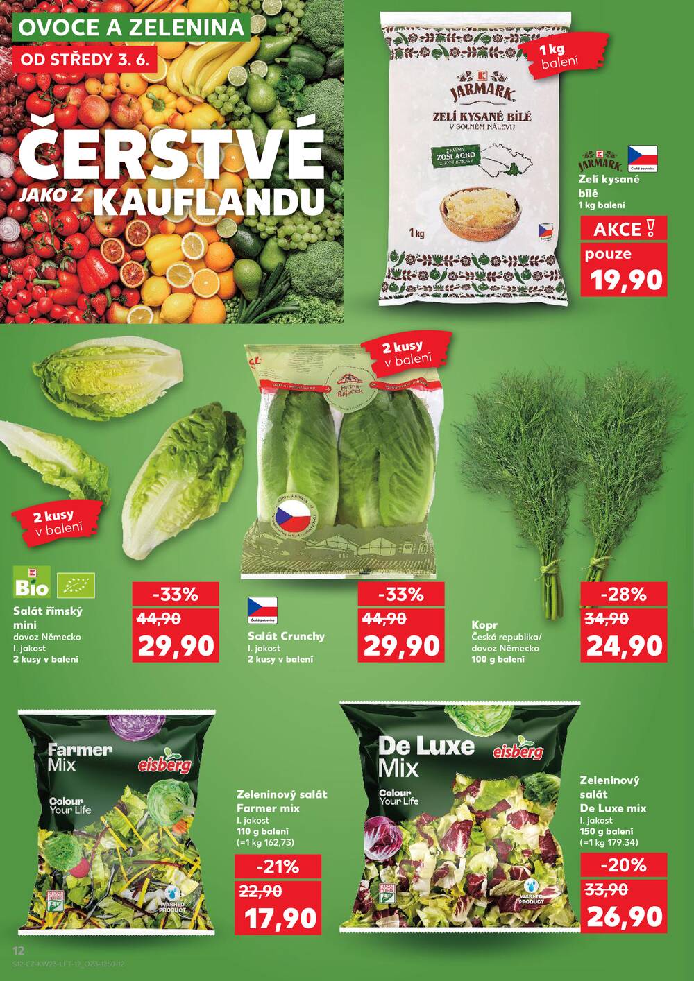 Leták Kaufland - Kaufland 3.6. - 9.6. - Kaufland - Praha 5 (Stodůlky) - strana 12