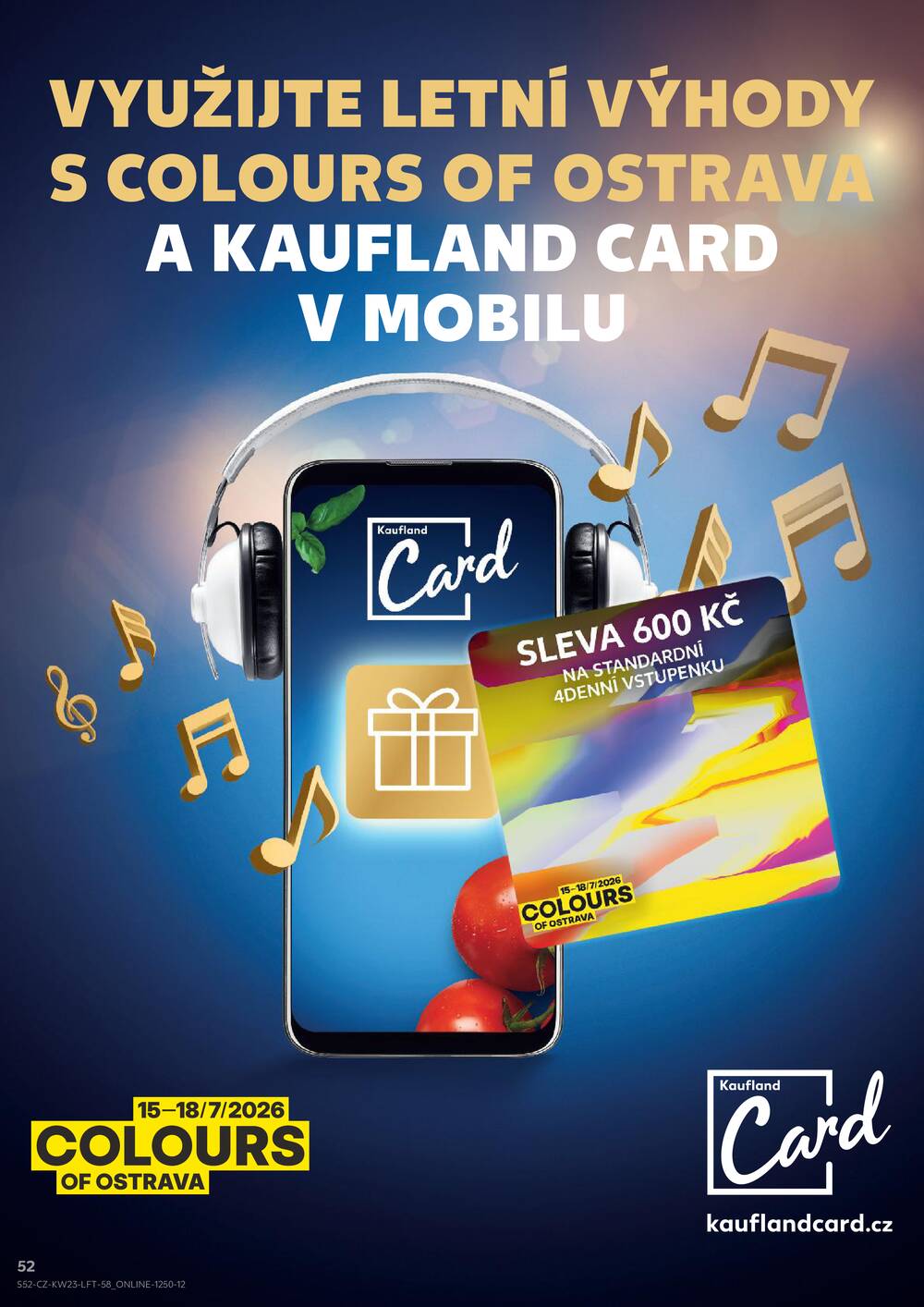 Leták Kaufland - Kaufland 3.6. - 9.6. - Kaufland - Praha 5 (Stodůlky) - strana 52