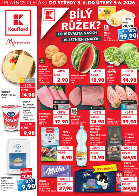 Leták Kaufland 3.6. - 9.6. - Kaufland - Frýdek Místek
