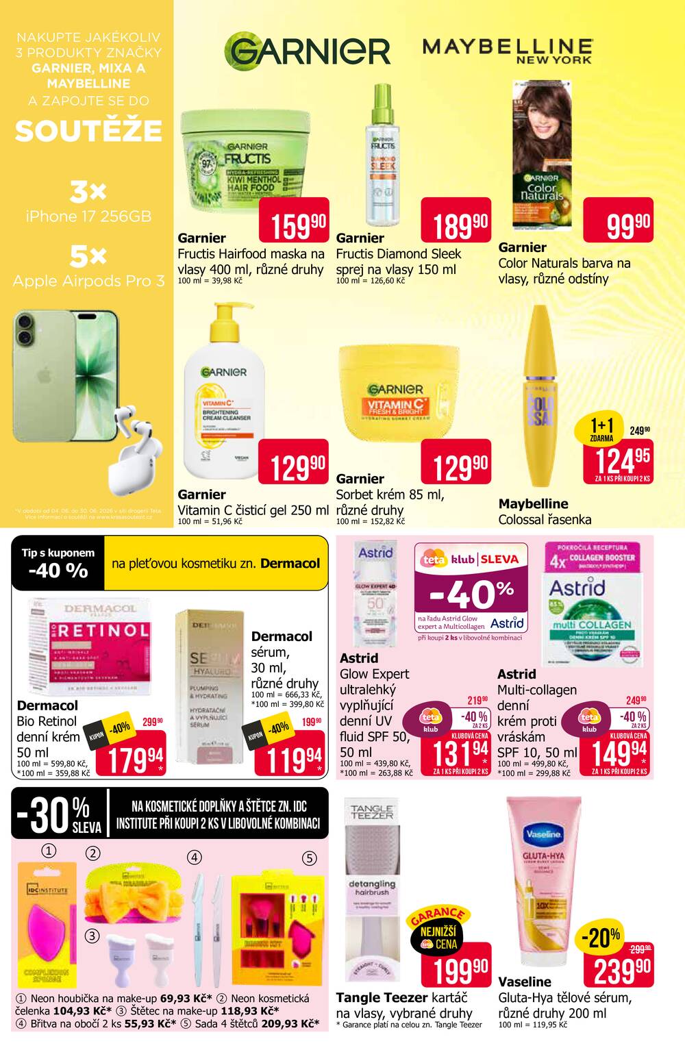 Teta drogerie  od 4.6. do 16.6.2026