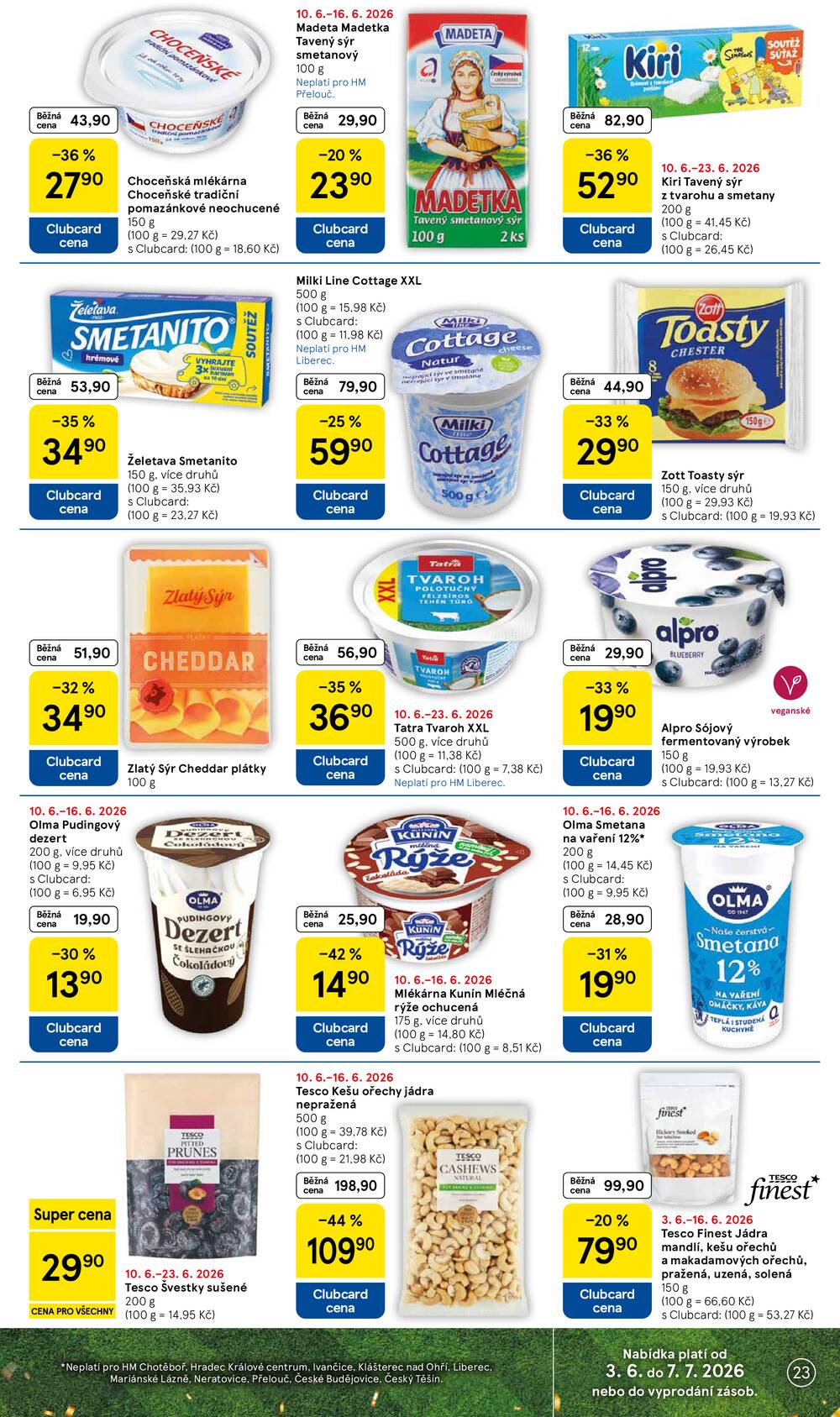 Tesco malé hypermarkety od 10.6. do 16.6.2026