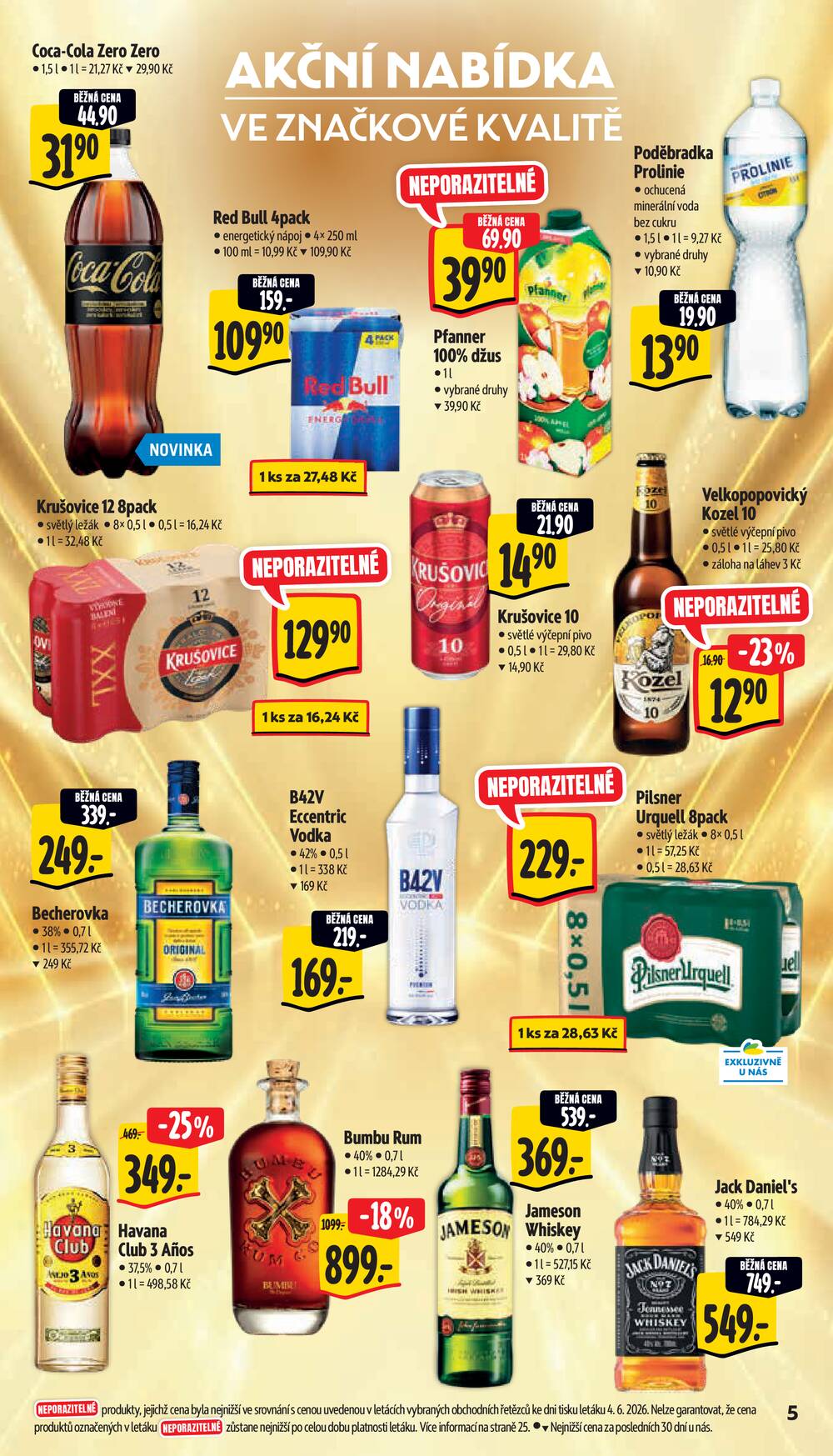 Leták Albert - Albert Supermarket od 10.6. do 16.6.2026 - strana 5 Leták Albert - Albert Supermarket od 10.6. do 16.6.2026 - strana 5