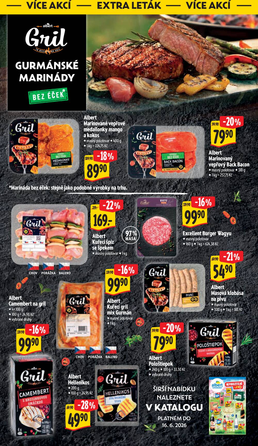 Albert Supermarket od 10.6. do 16.6.2026