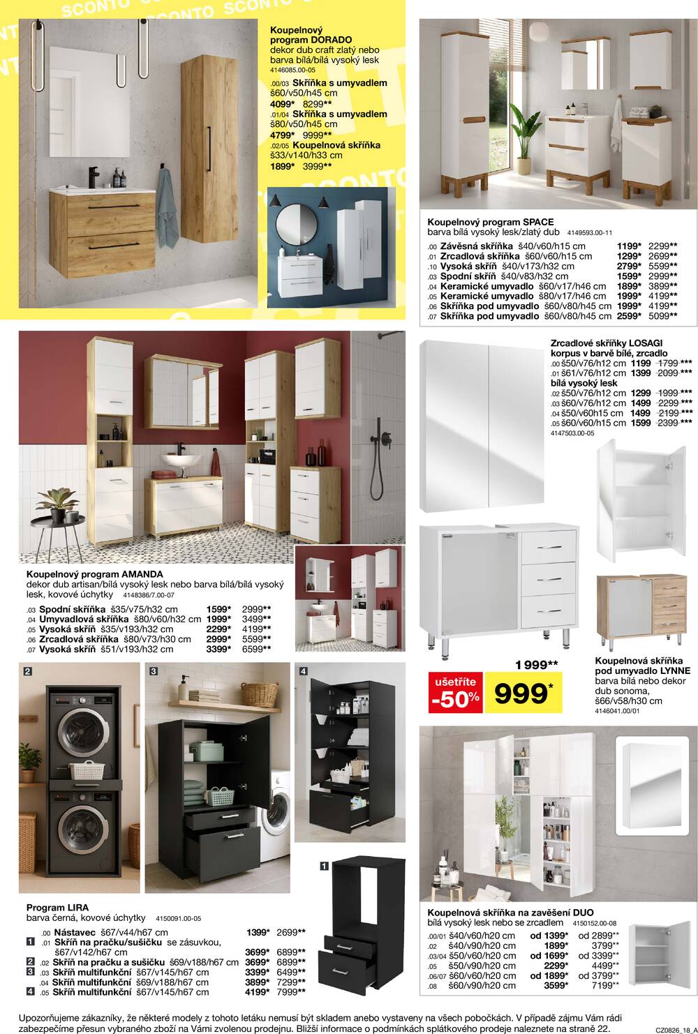 Leták SCONTO Nábytek - Sconto nábytek od 17.6. do 14.7.2026 - strana 18 Leták SCONTO Nábytek - Sconto nábytek od 17.6. do 14.7.2026 - strana 18