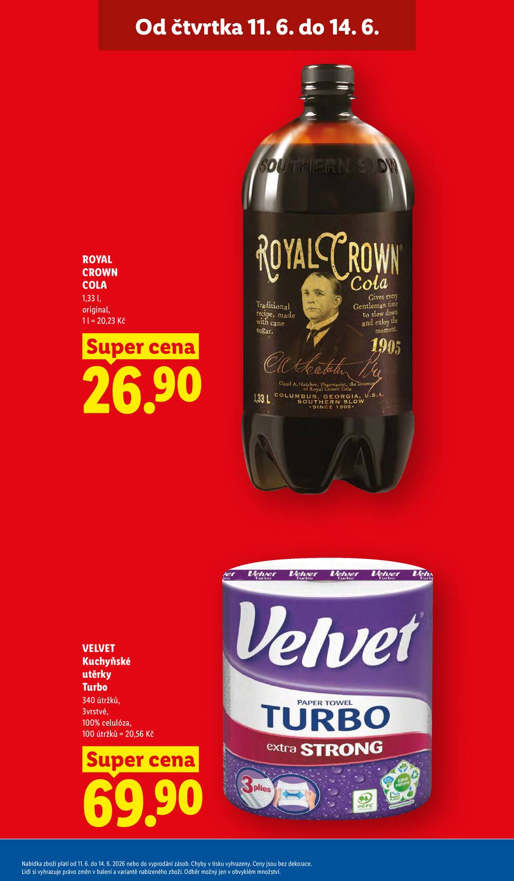 Lidl Čtvrtek od 11.6. do 14.6.2026