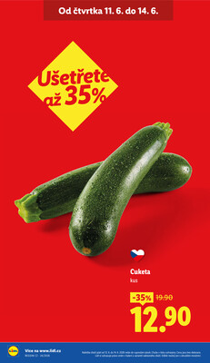 Lidl Čtvrtek od 11.6. do 14.6.2026
