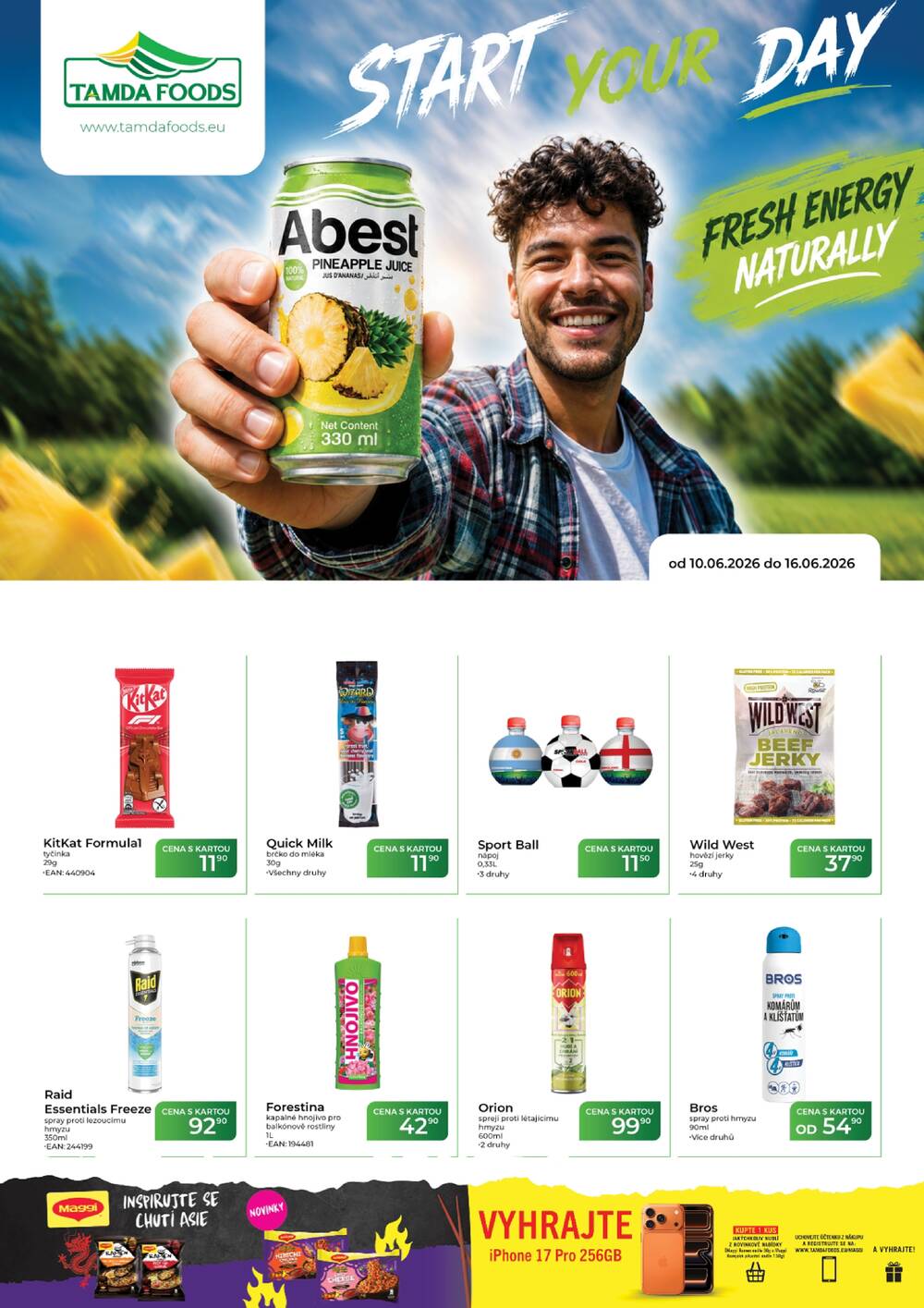 Leták Tamda Foods - Tamda Foods od 10.6. do 16.6.2026 - strana 1 Leták Tamda Foods - Tamda Foods od 10.6. do 16.6.2026 - strana 1