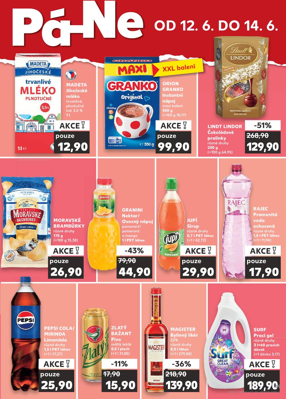 Kaufland 10.6. - 16.6. - Kaufland - Praha 3 (Jarov)
