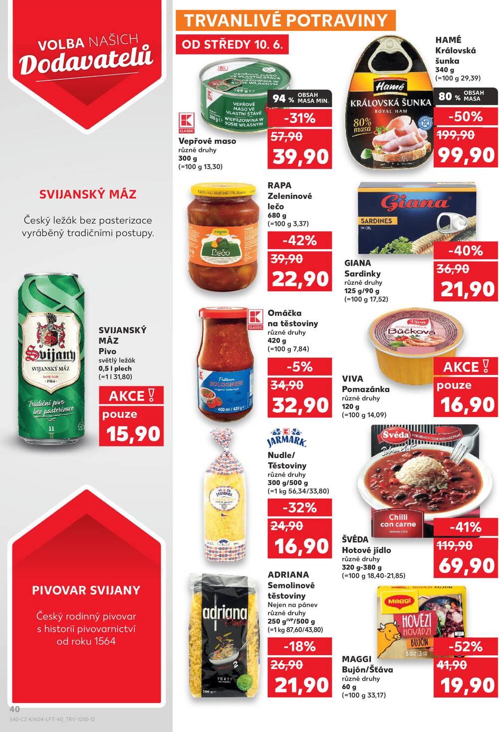Kaufland 10.6. - 16.6. - Kaufland - Nový Bor