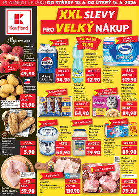 Leták Kaufland 10.6. - 16.6. - Kaufland - Zlín ( OC Čepkov)