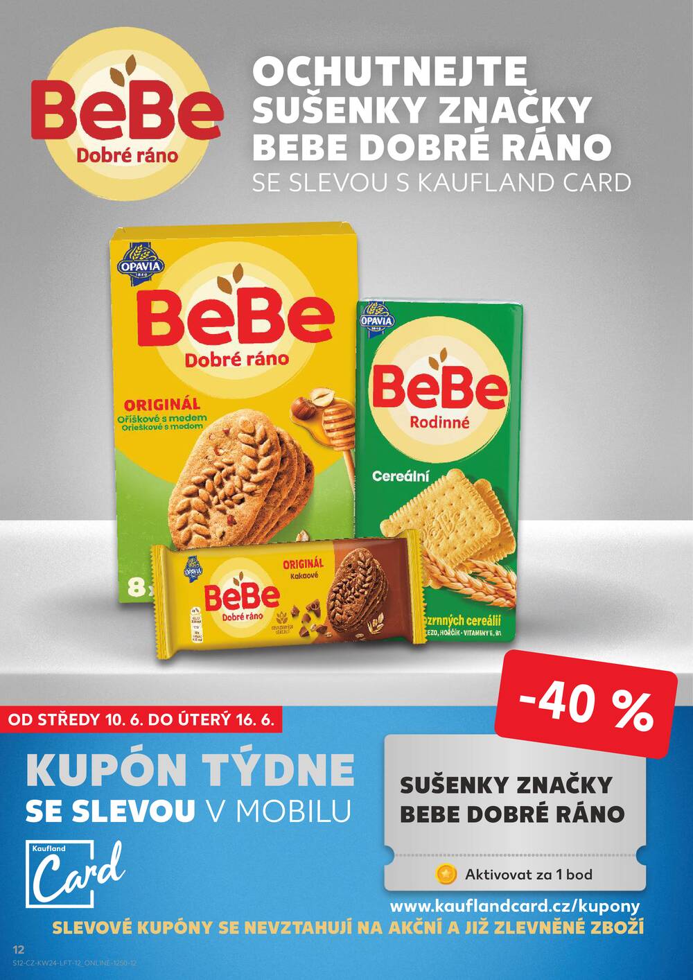 Leták Kaufland - Kaufland 10.6. - 16.6. - Kaufland Humpolec - strana 12