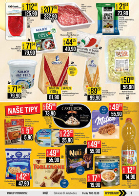 JIP Cash & Carry Brno, Praha, Ostrava, Jilemnice, Pardubice, Ostrava, Karlovy Vary, Olomouc a Zlín od 10.6. do 16.6.2026