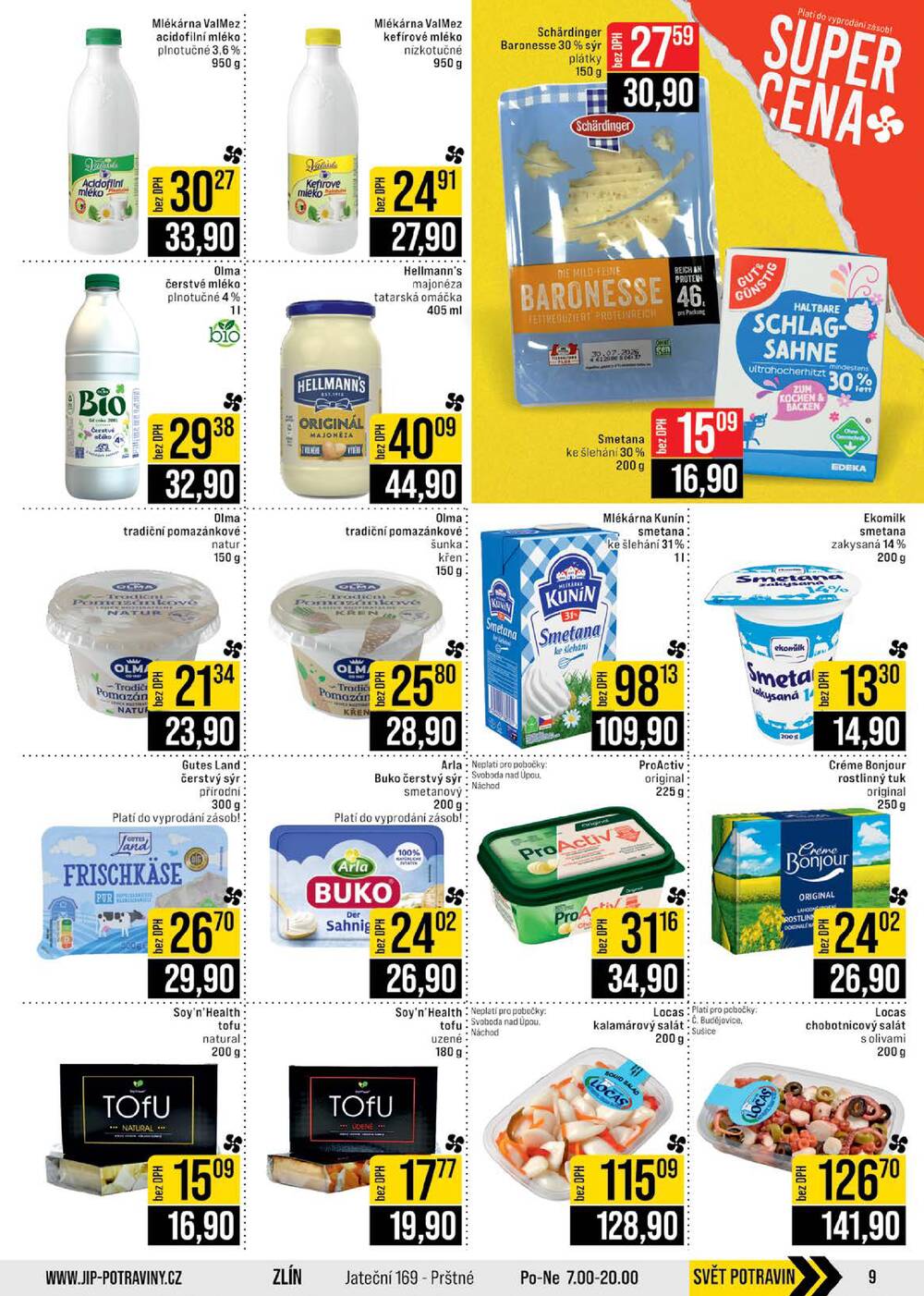 JIP Cash & Carry České Budějovice, Most, Náchod, Polička, Sušice a Svoboda nad Úpou od 10.6. do 16.6.2026