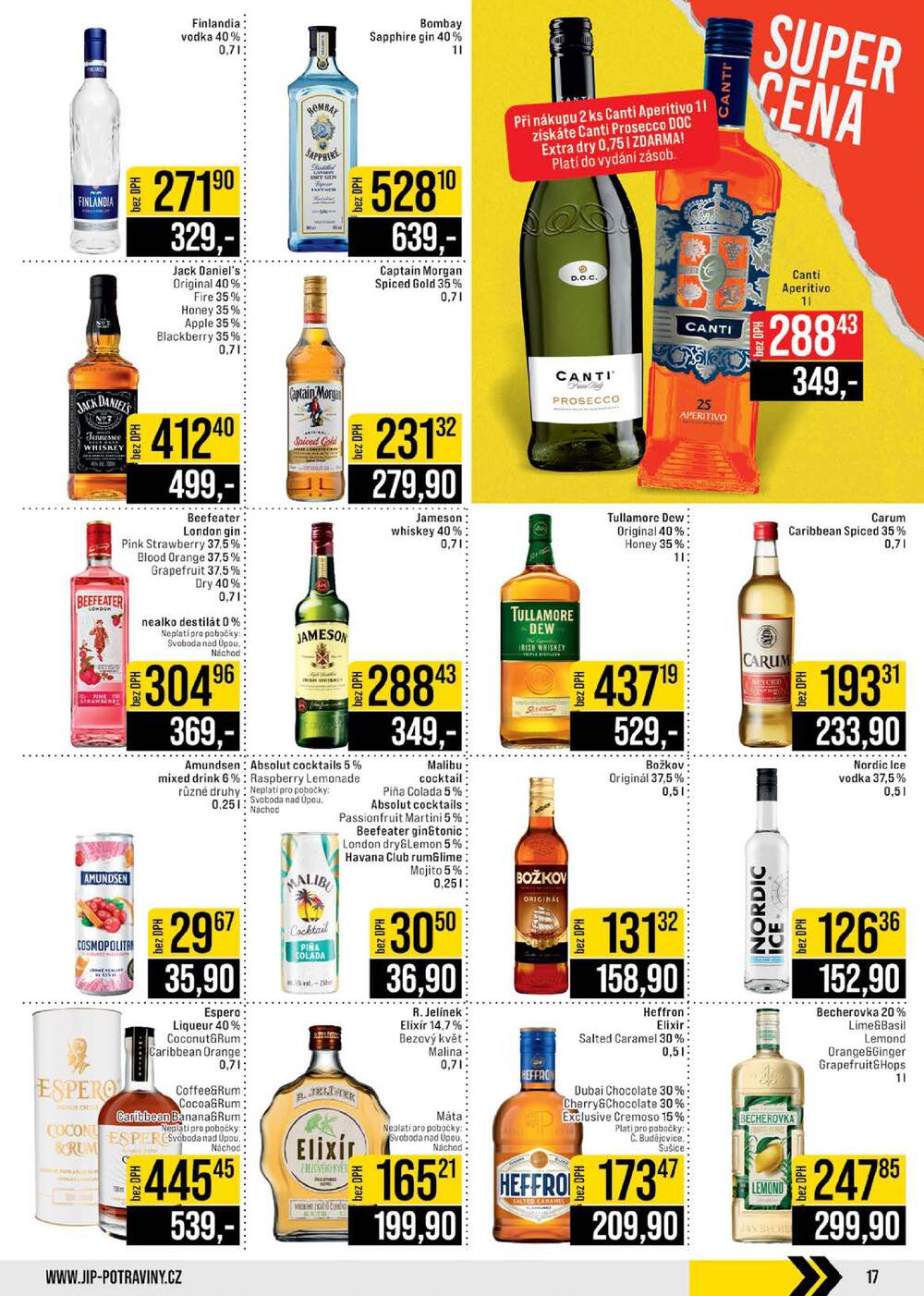 JIP Cash & Carry České Budějovice, Most, Náchod, Polička, Sušice a Svoboda nad Úpou od 10.6. do 16.6.2026