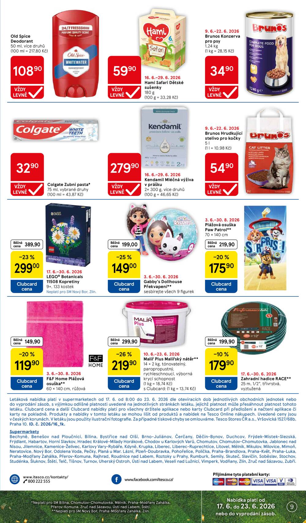 Tesco supermarkety od 17.6. do 23.6.2026