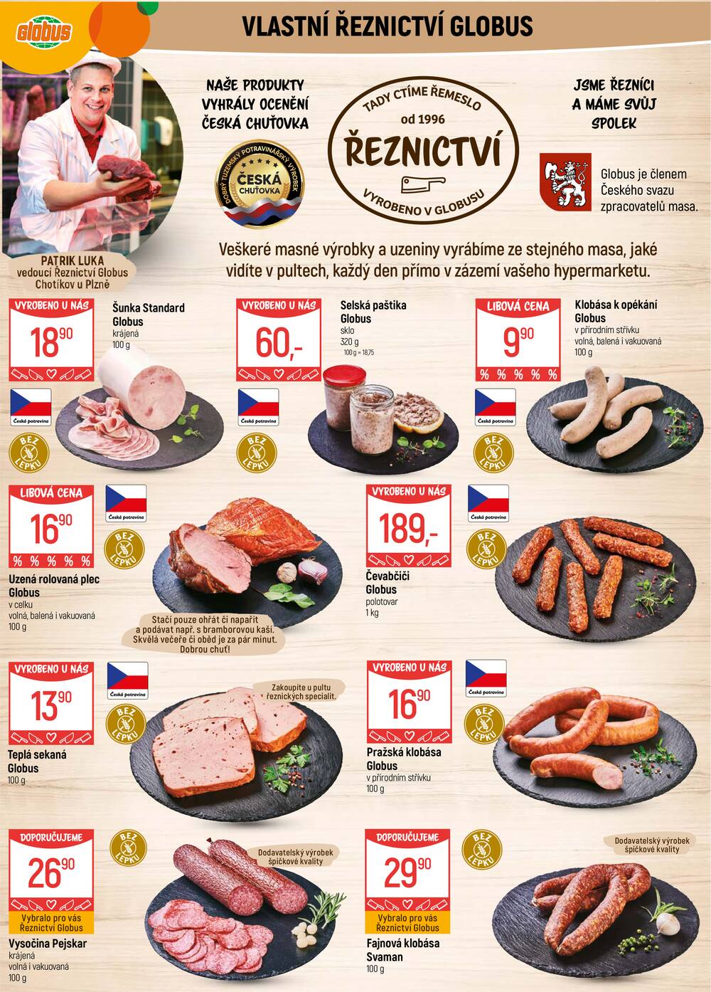 Akční leták Globus 17.6. - 23.6.2026 - Globus Chotíkov u Plzně