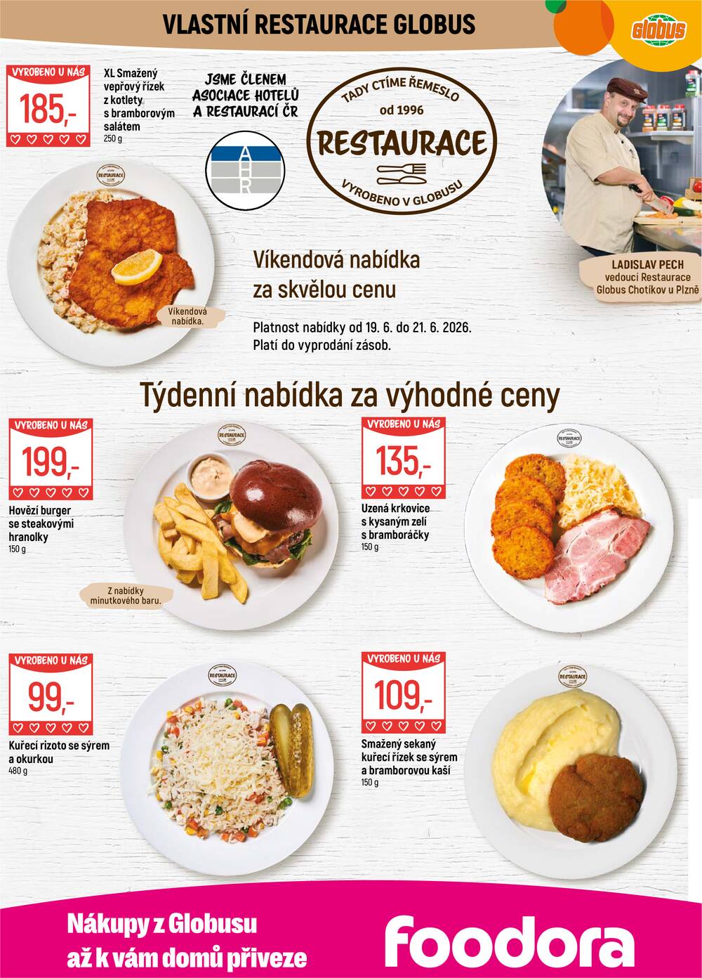 Akční leták Globus 17.6. - 23.6.2026 - Globus Chotíkov u Plzně