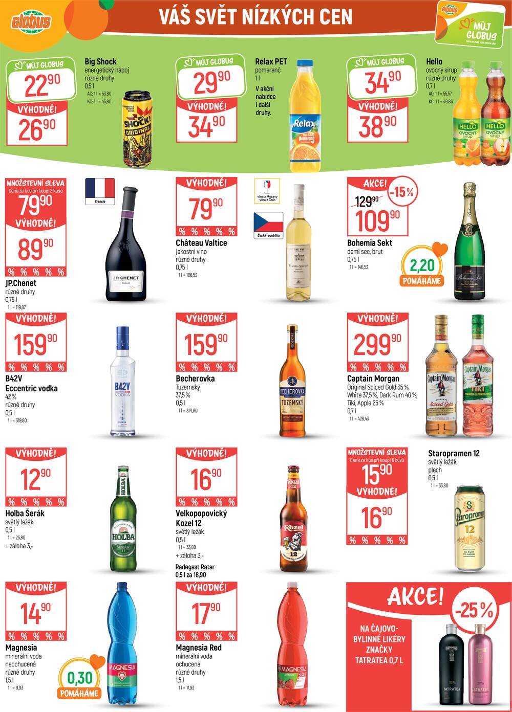 Akční leták Globus 17.6. - 23.6.2026 - Globus Chotíkov u Plzně