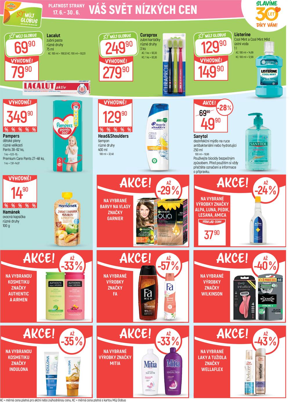 Akční leták Globus 17.6. - 23.6.2026 - Globus Chotíkov u Plzně