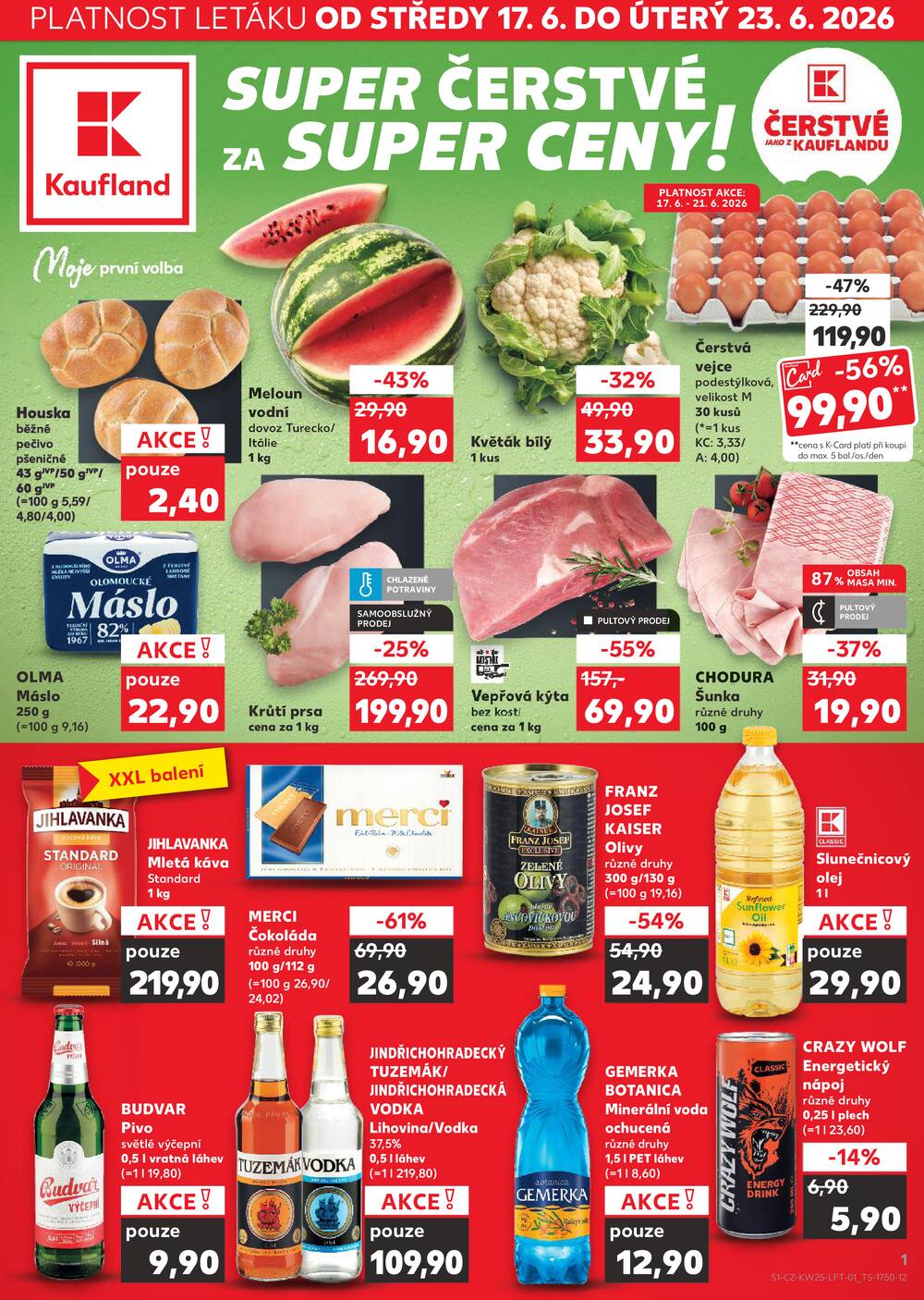 Leták Kaufland - Kaufland 17.6. - 23.6. - Kaufland - Beroun - strana 1 Leták Kaufland - Kaufland 17.6. - 23.6. - Kaufland - Beroun - strana 1