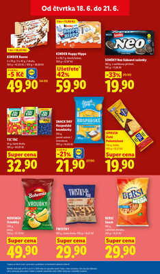 Lidl Čtvrtek od 18.6. do 21.6.2026