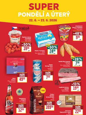 BILLA malý leták od 17.6. do 23.6.2026