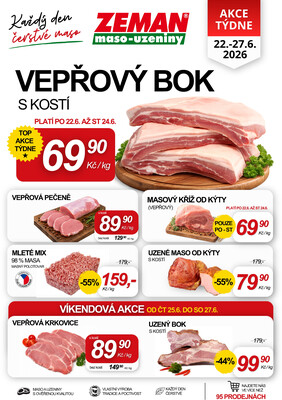 ZEMAN maso-uzeniny : 2 letáky