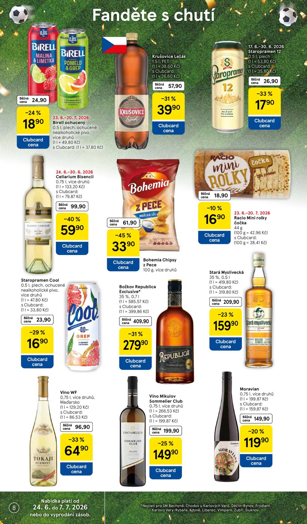 Tesco supermarkety od 24.6. do 30.6.2026