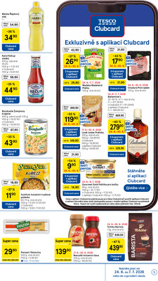 Tesco malé hypermarkety od 24.6. do 30.6.2026