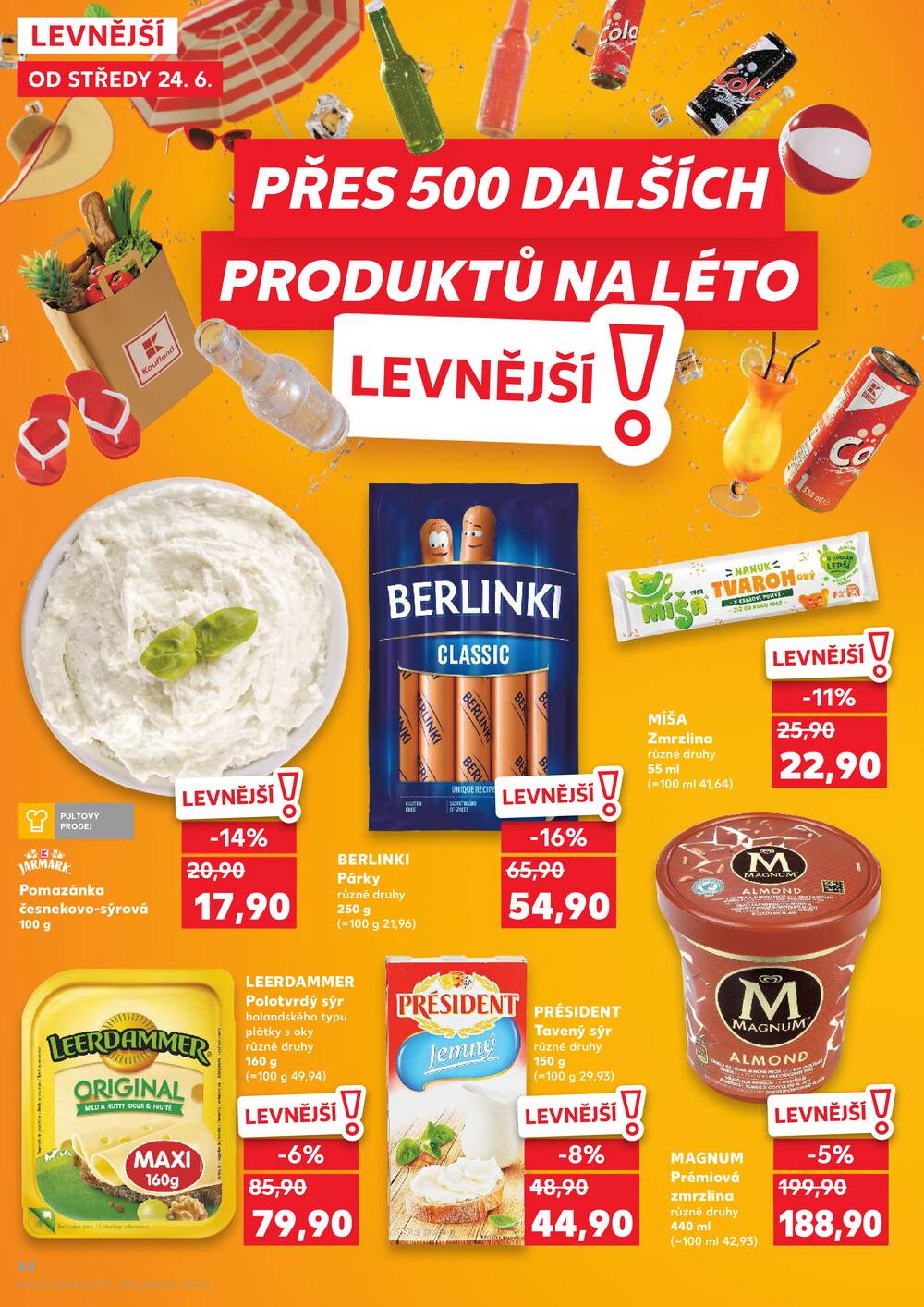 Leták Kaufland - Kaufland 24.6. - 30.6. - Kaufland - Třeboň - strana 44