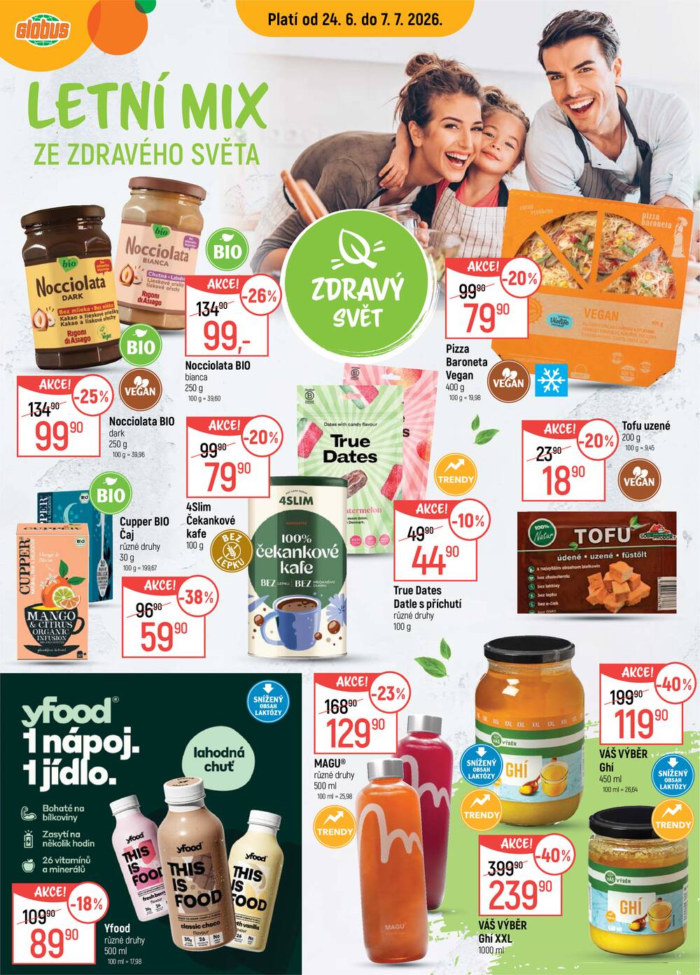 Akční leták Globus 24.6. - 30.6.2026 - Globus Praha - Centrum Černý Most