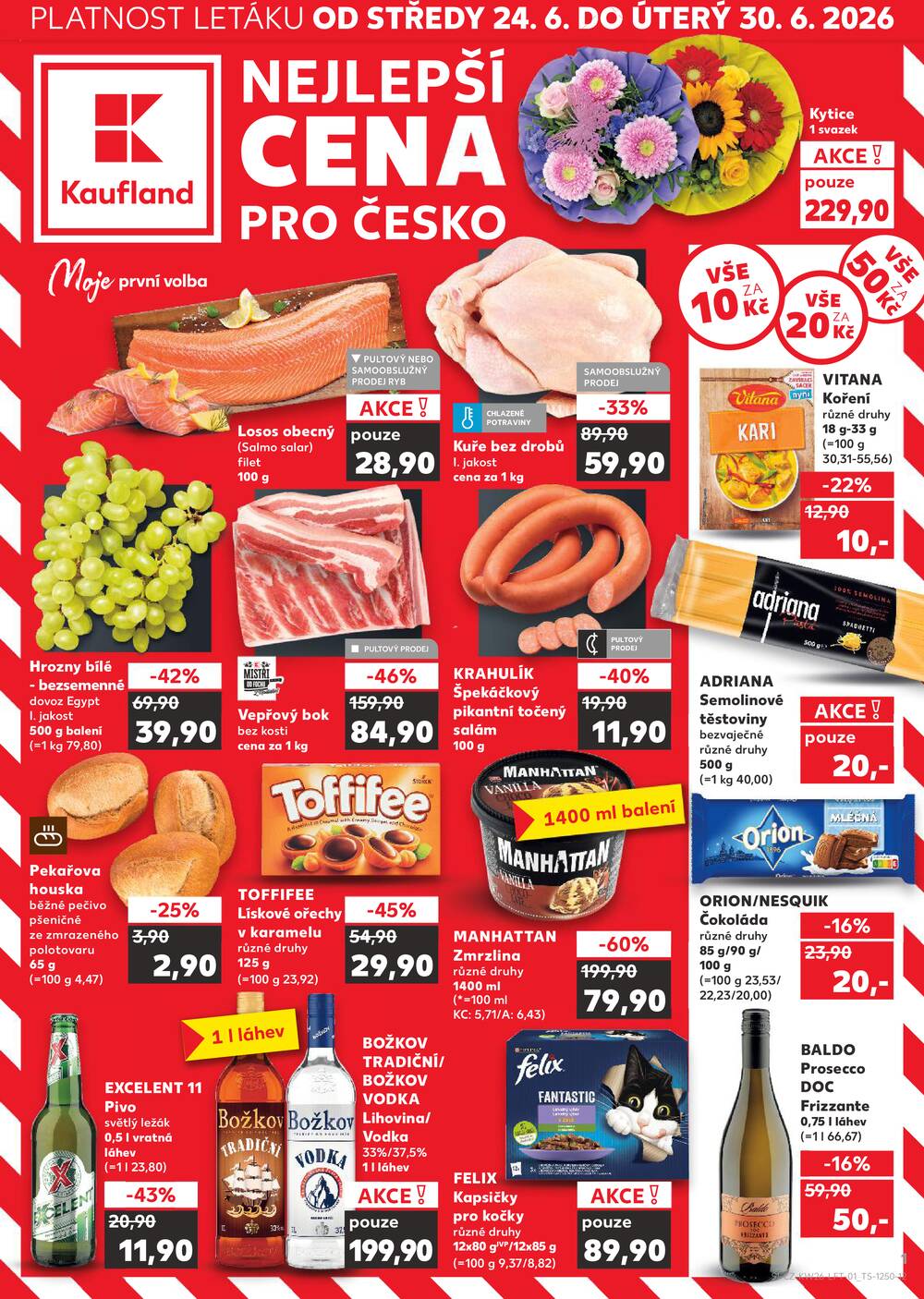 Leták Kaufland - Kaufland 24.6. - 30.6. - Kaufland - Děčín - strana 1 Leták Kaufland - Kaufland 24.6. - 30.6. - Kaufland - Děčín - strana 1