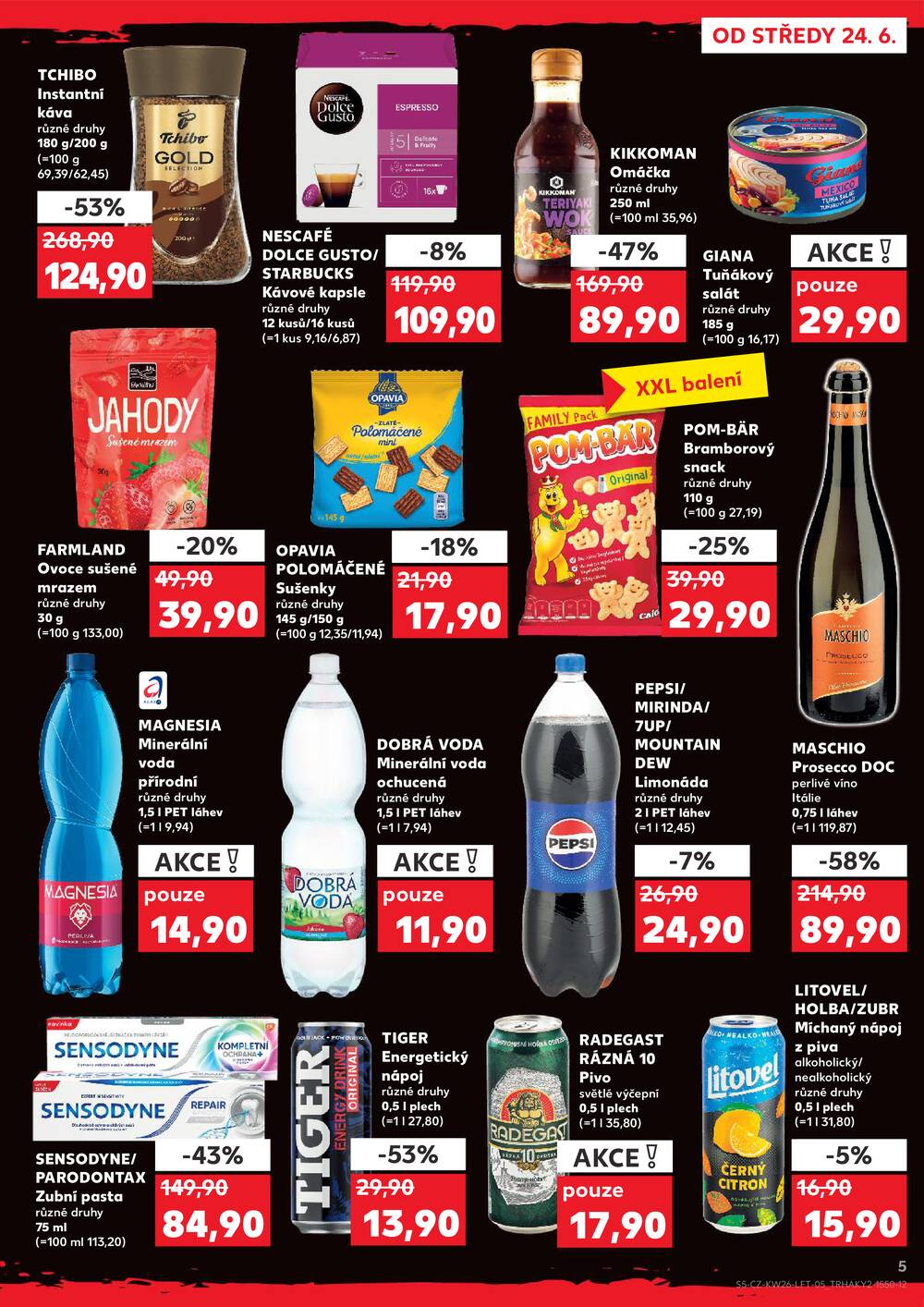 Leták Kaufland - Kaufland 24.6. - 30.6. - Kaufland - Děčín - strana 5