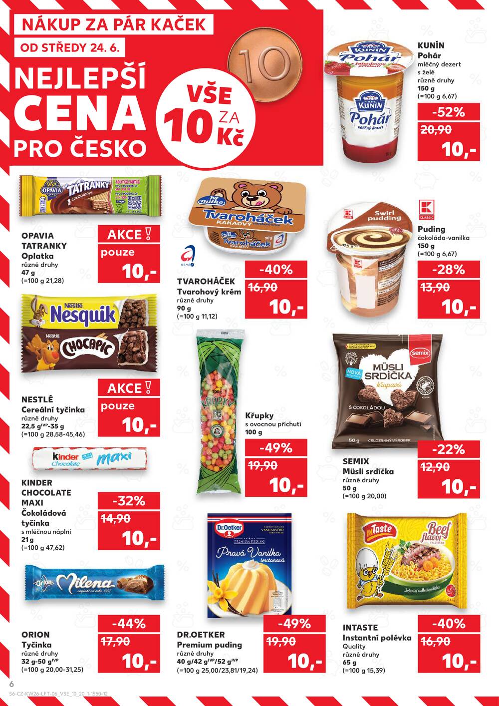 Leták Kaufland - Kaufland 24.6. - 30.6. - Kaufland - Děčín - strana 6