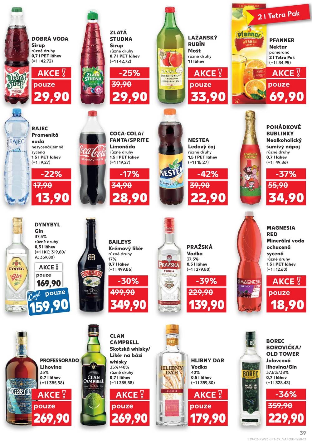 Leták Kaufland - Kaufland 24.6. - 30.6. - Kaufland - Děčín - strana 39 Leták Kaufland - Kaufland 24.6. - 30.6. - Kaufland - Děčín - strana 39
