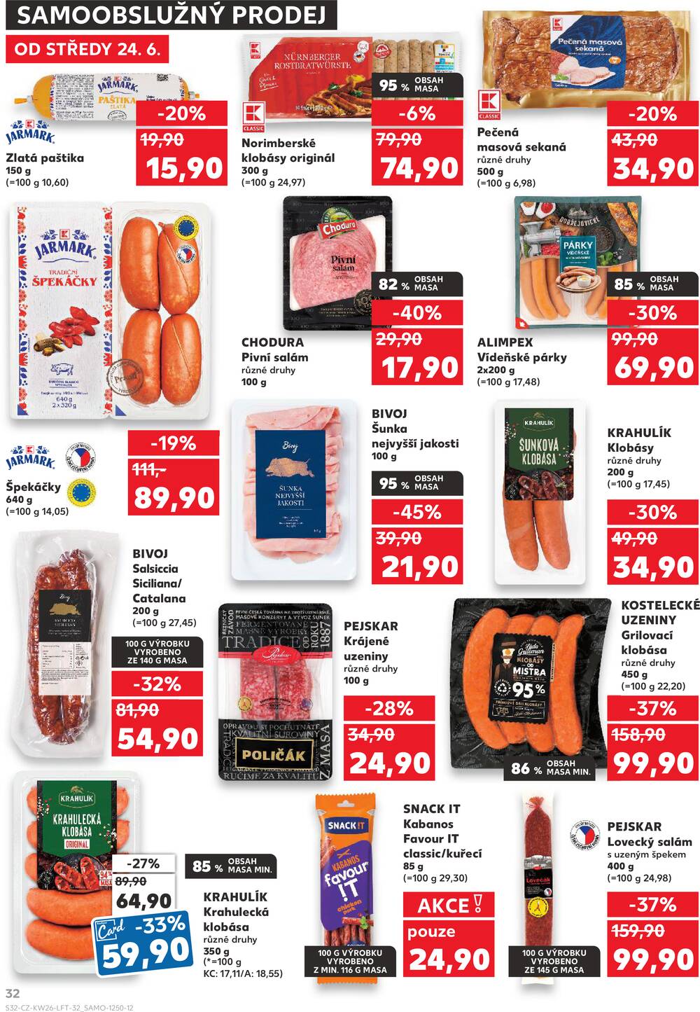 Kaufland 24.6. - 30.6. - Kaufland - Most