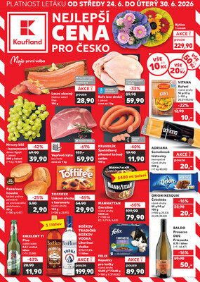 Leták Kaufland 24.6. - 30.6. - Kaufland - Žďár nad Sázavou