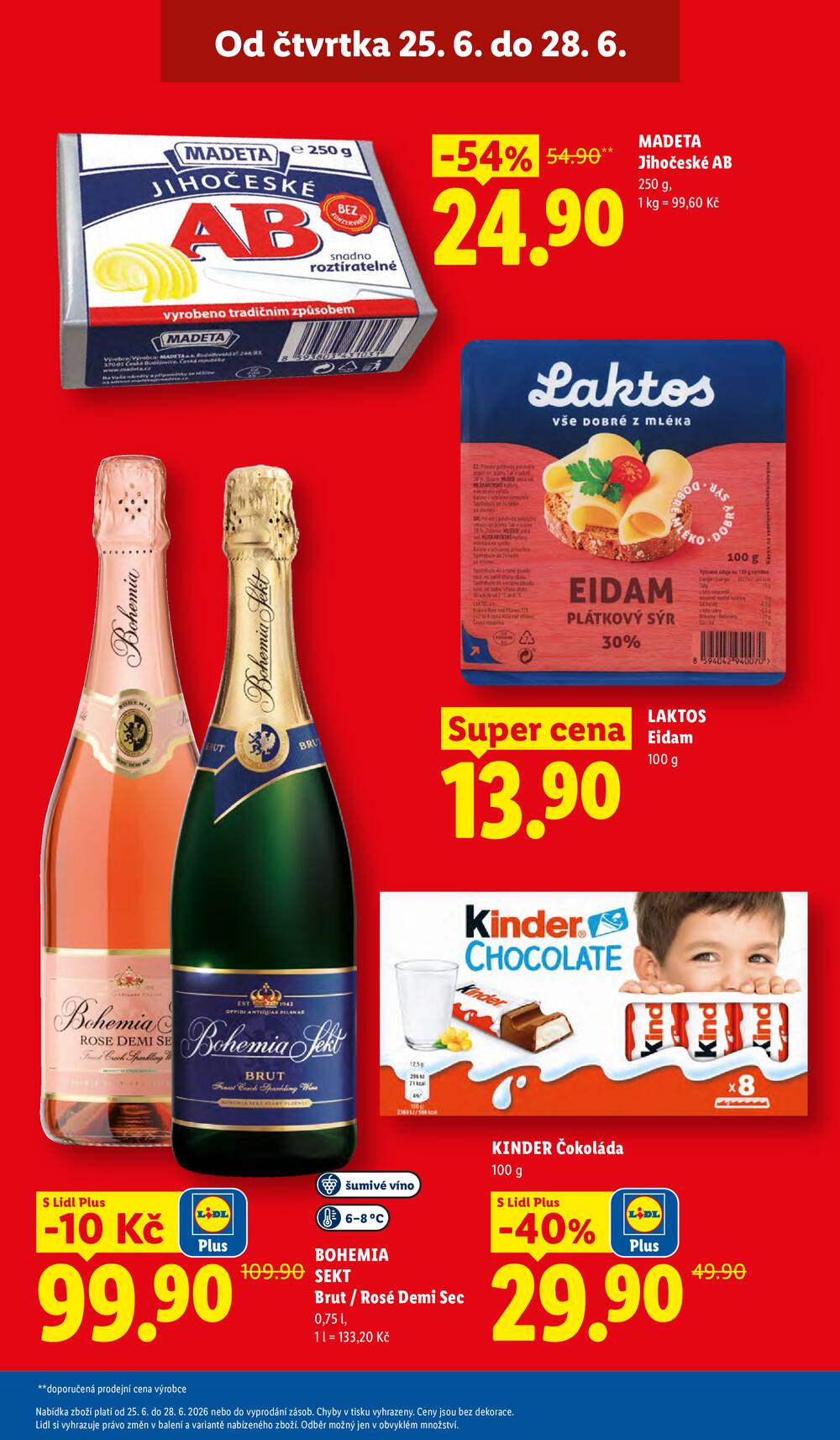 Lidl Čtvrtek od 25.6. do 28.6.2026