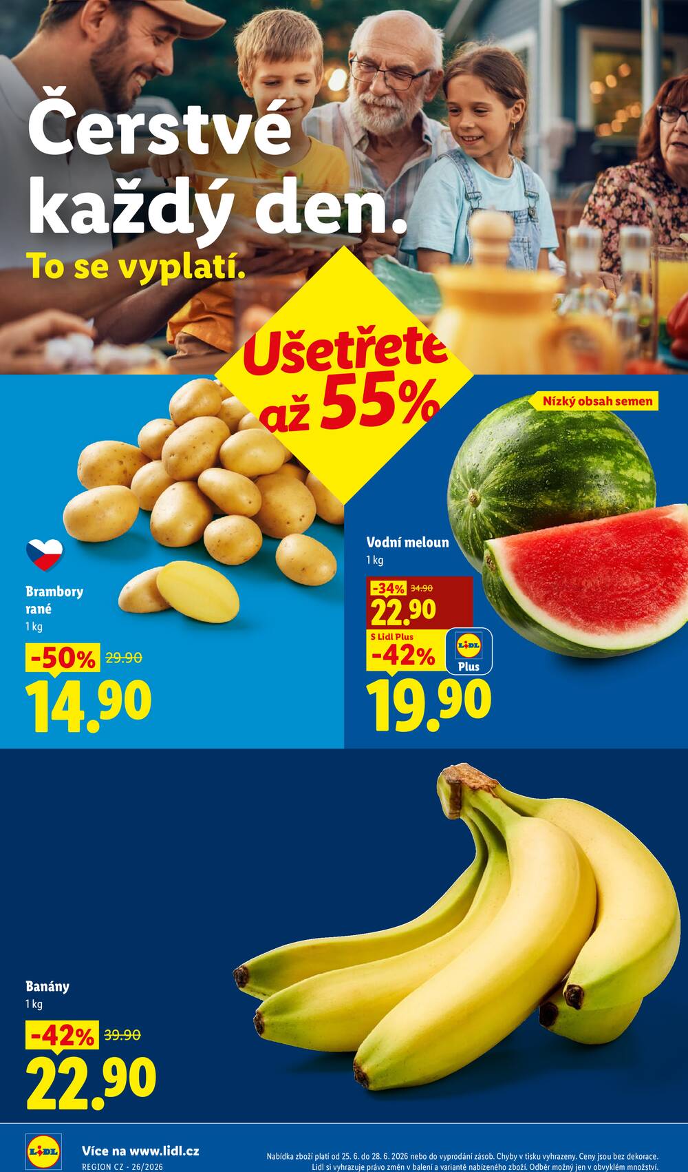 Lidl Čtvrtek od 25.6. do 28.6.2026